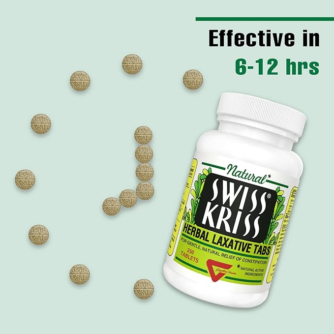 Swiss Kriss Herbal Laxative Tablets-Pack of 2
