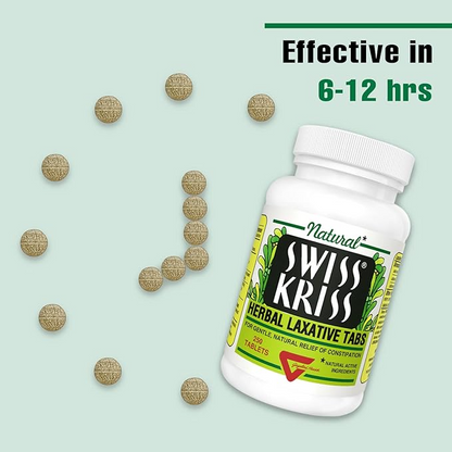Swiss Kriss Herbal Laxative Tablets-Pack of 2