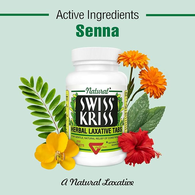 Swiss Kriss Herbal Laxative Tablets-Pack of 2