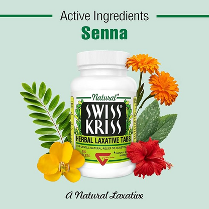 Swiss Kriss Herbal Laxative Tablets-Pack of 2