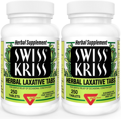 Swiss Kriss Herbal Laxative Tablets-Pack of 2