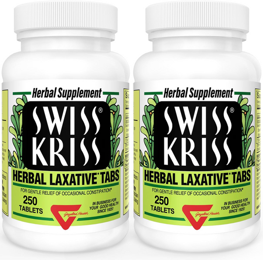 Swiss Kriss Herbal Laxative Tablets-Pack of 2